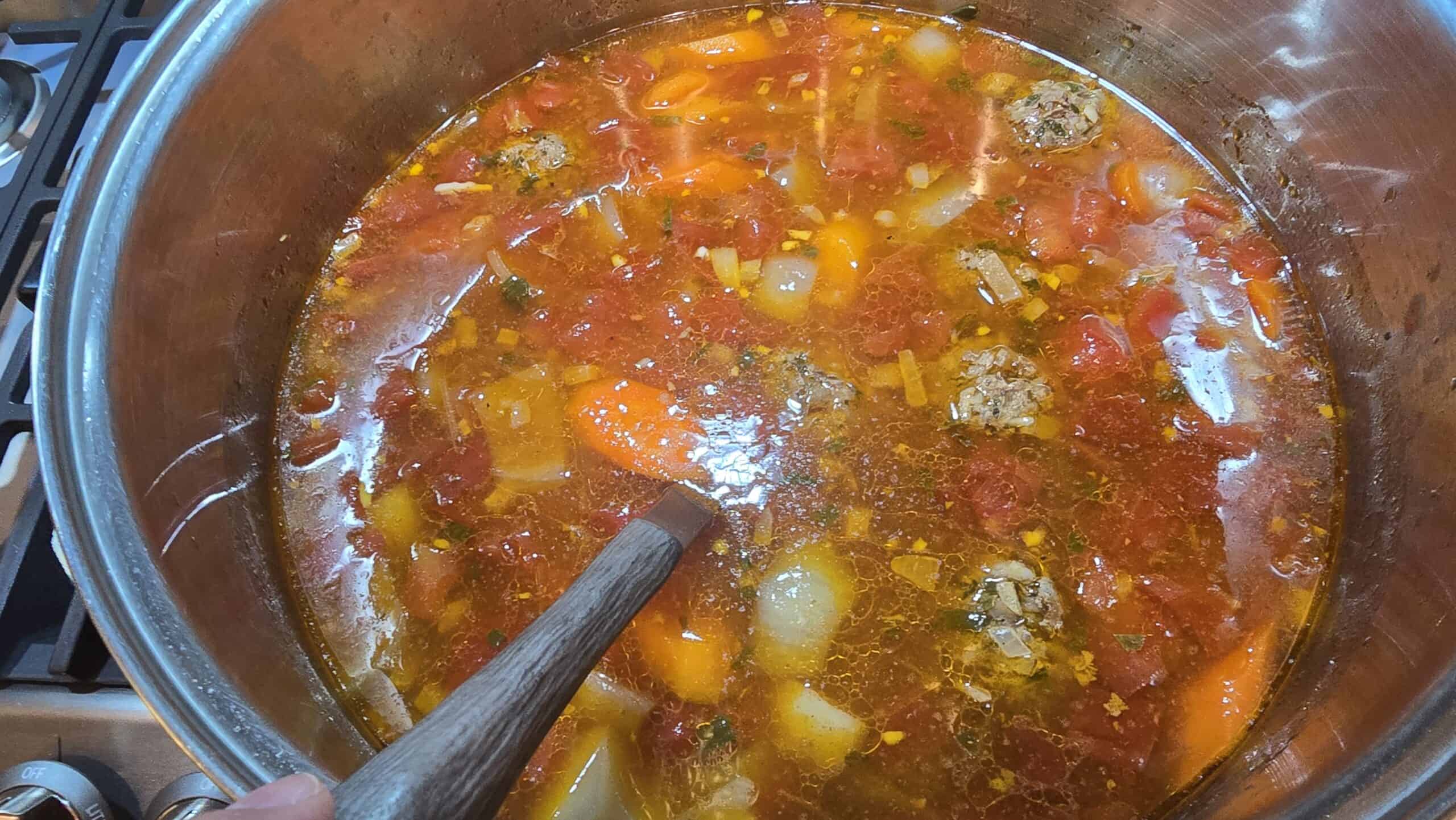 Albondigas Cooking
