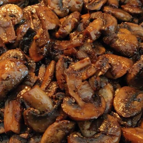 Red Wine Sauteed Mushrooms Ready