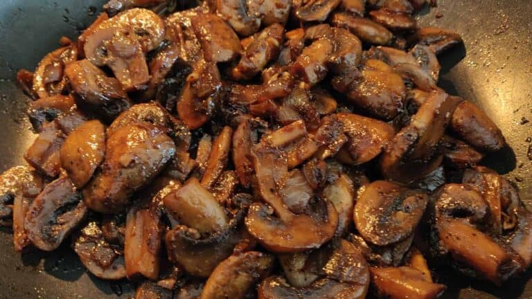Red Wine Sauteed Mushrooms Ready