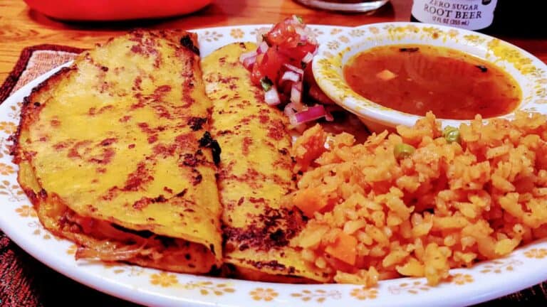 Quesabirria Tacos Served