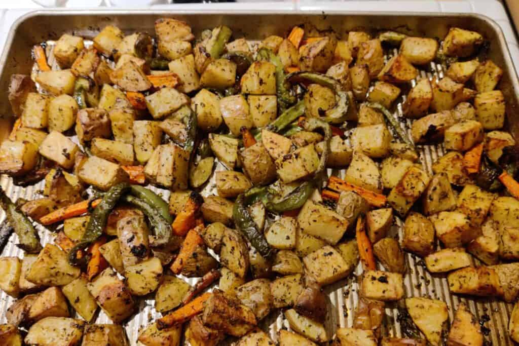 Roasted Vegetables Ready